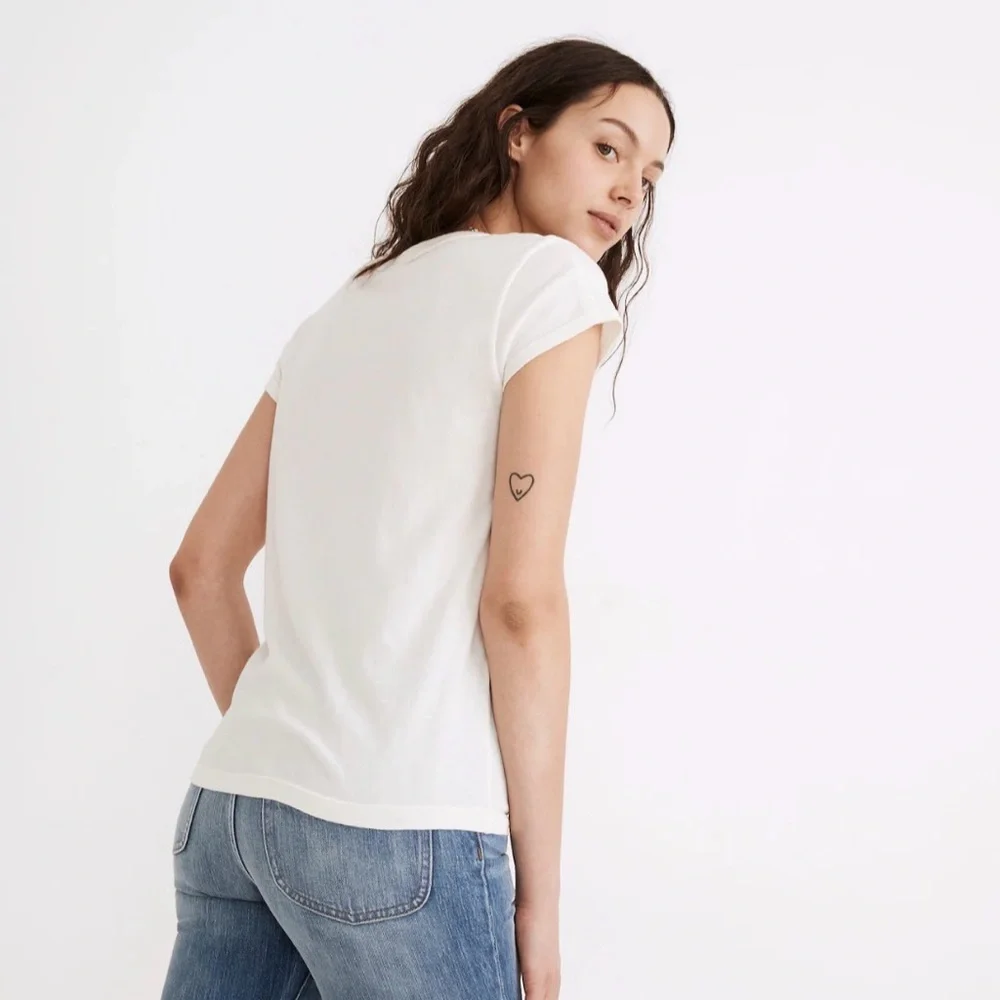 Madewell x Lisa Congdon Love To All Pride Perfect Vintage Tee • NWT - Picture 3 of 7